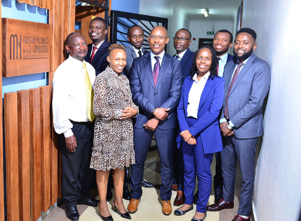 Group photo at the office